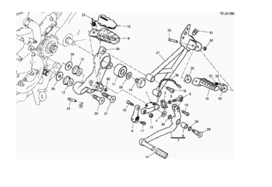 25A FOOTRESTS, LEFT (17/37)