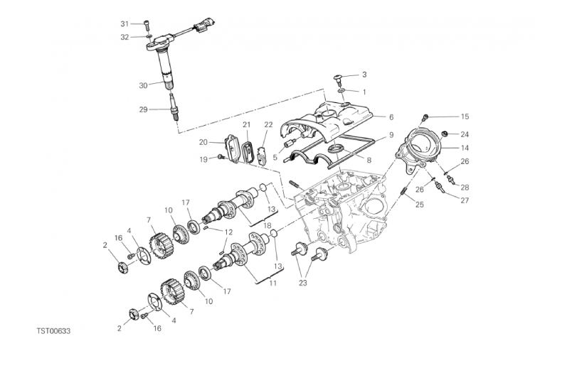 11A VERTICAL CYLINDER HEAD - TIMING (14/17)