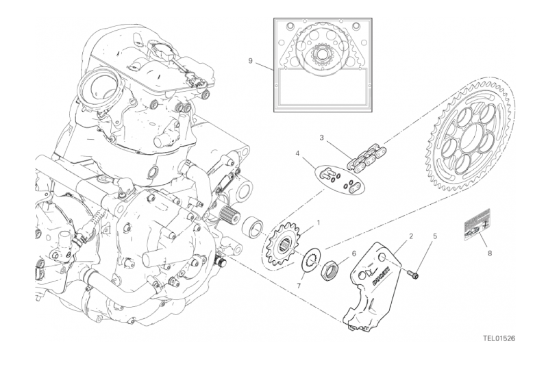 16A FRONT SPROCKET - CHAIN (2/37)