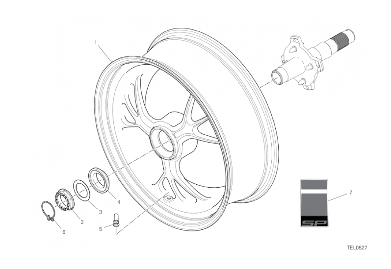 28A REAR WHEEL (21/37)