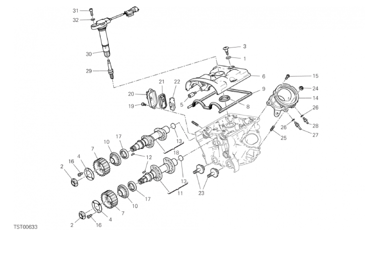 11A VERTICAL CYLINDER HEAD - TIMING (14/17)