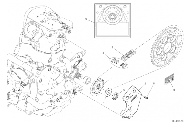 16A FRONT SPROCKET - CHAIN (2/37)