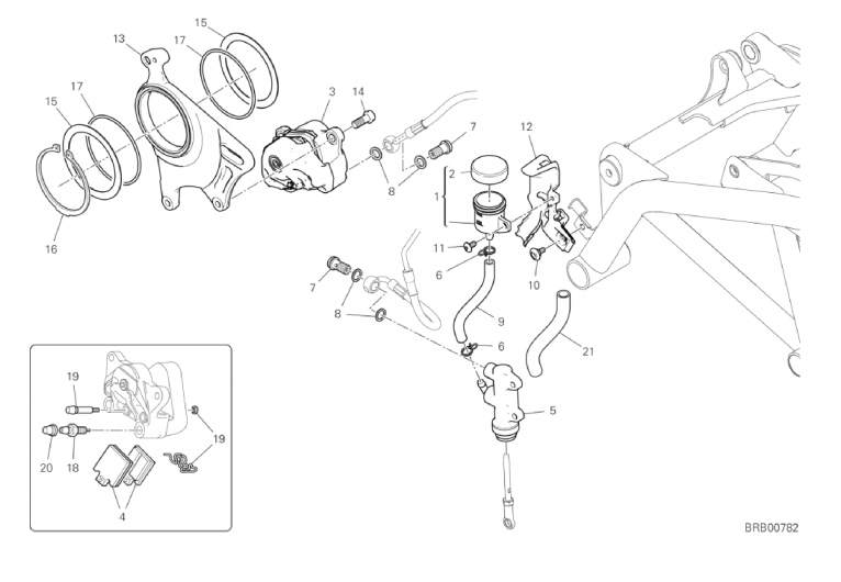 19D REAR BRAKE SYSTEM (9/37)