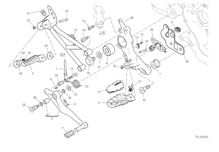 25B FOOTRESTS, RIGHT (18/37)