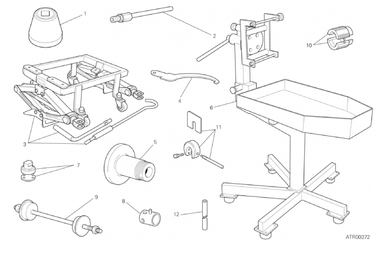 01B WORKSHOP SERVICE TOOLS (FRAME) (2/3)