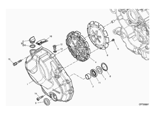 04A CLUTCH COVER (4/16)