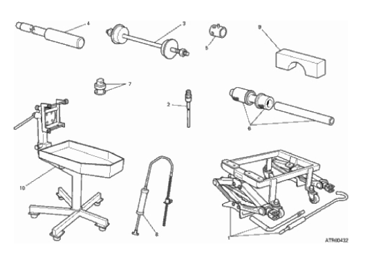 01B WORKSHOP SERVICE TOOLS (FRAME) (2/3)