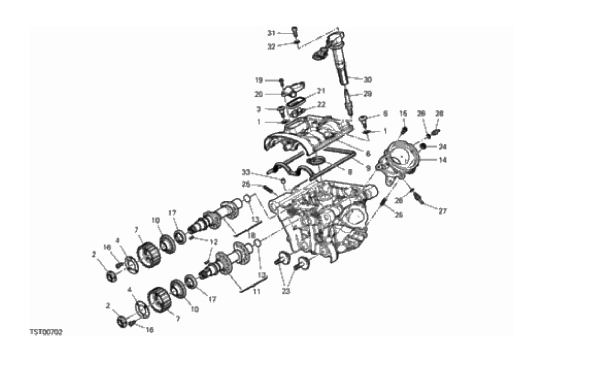 11A VERTICAL CYLINDER HEAD - TIMING (13/16)