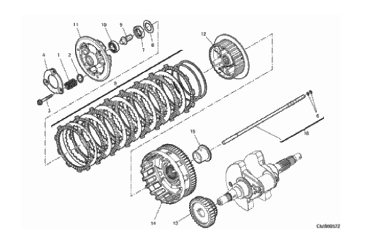 03B CLUTCH (3/16)