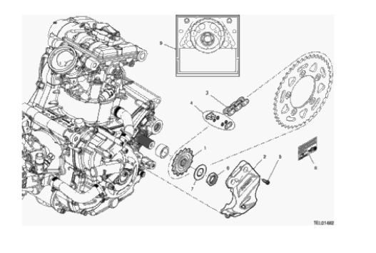 16A FRONT SPROCKET - CHAIN (2/37)