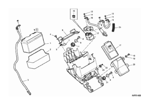 12B BATTERY HOLDER (2/8)