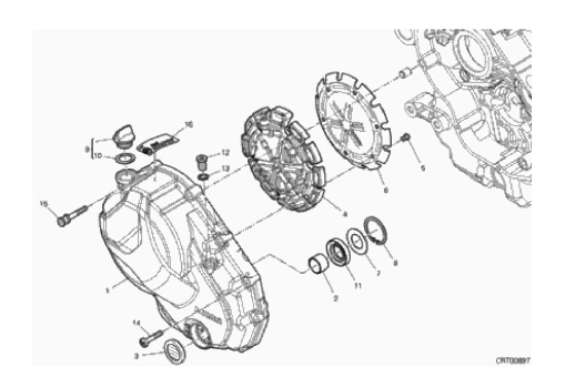 04A CLUTCH COVER (4/16)