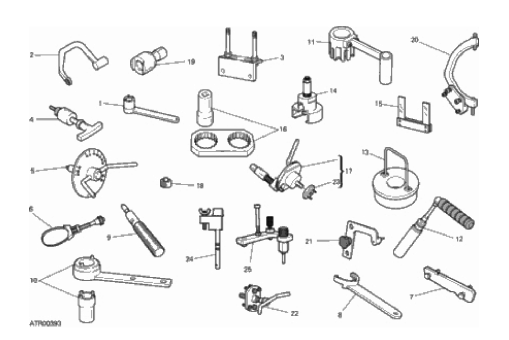 01A WORKSHOP SERVICE TOOLS (ENGINE) (1/3)