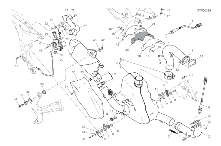 019 EXHAUST SYSTEM (1/30)