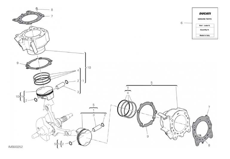 007 CYLINDERS - PISTONS (6/18)