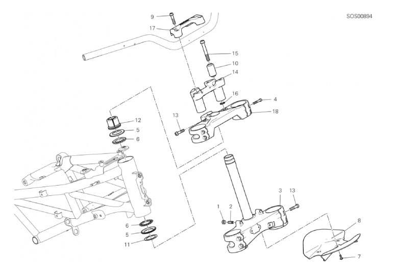 21B STEERING HEAD BASE ASSEMBLY (20/30)