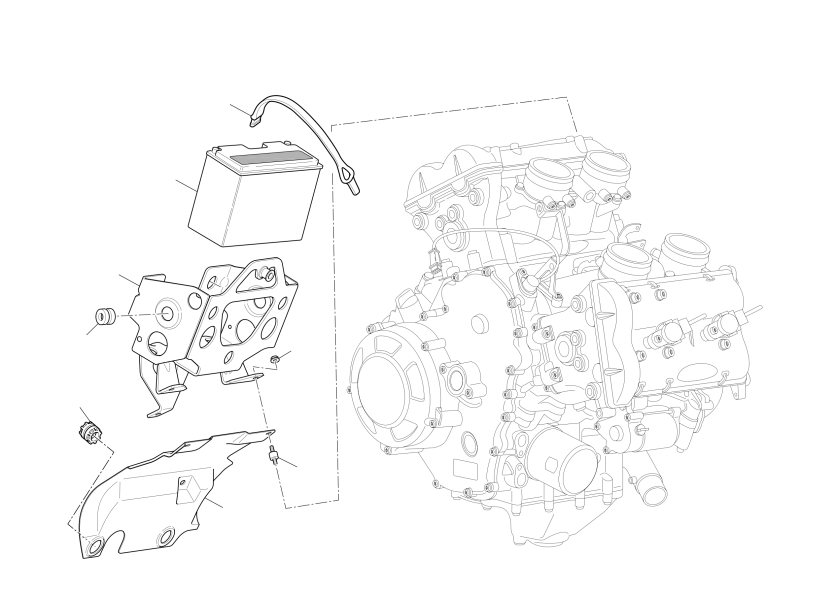 Battery support