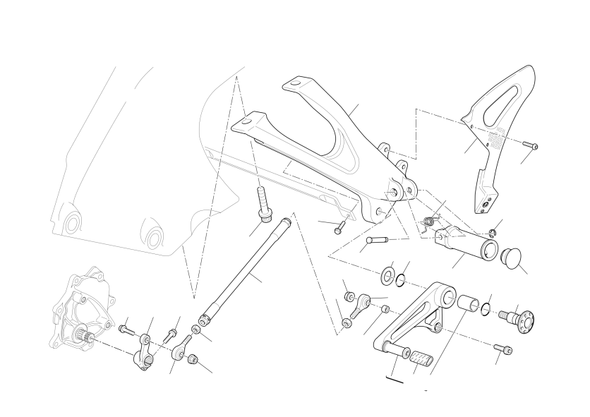 L.h. footrests