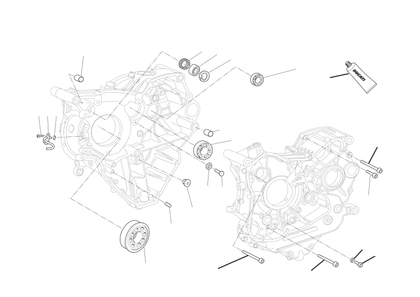 Crankcase halves