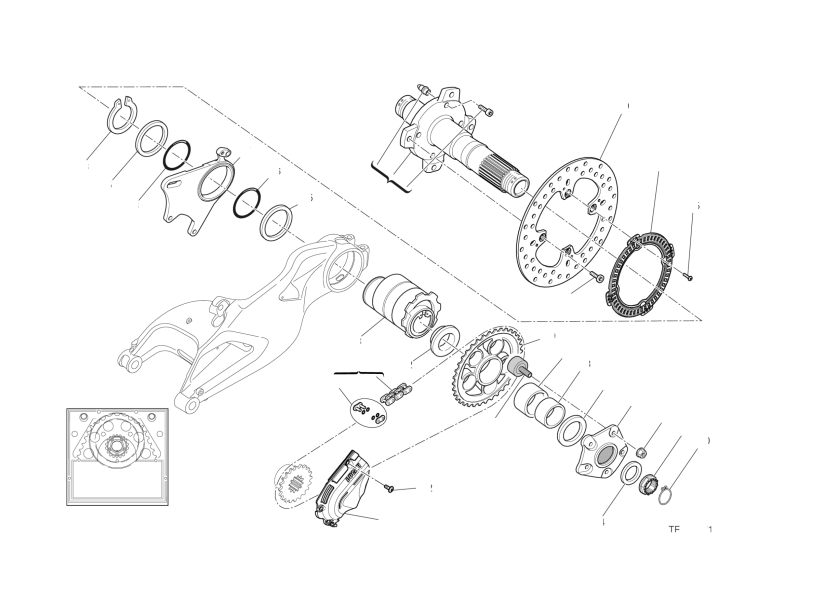 HUB REAR WHEEL