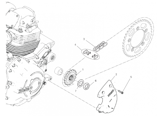 FRONT SPROCKET - CHAIN 