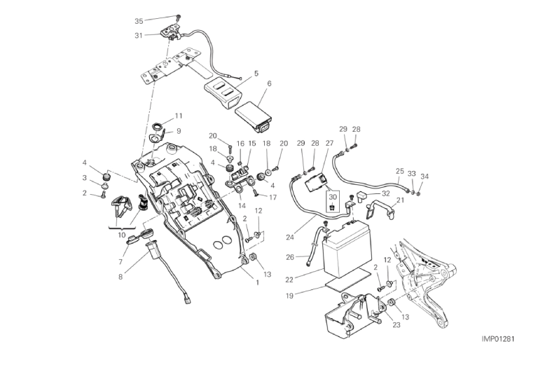 13C BATTERY HOLDER (3/9)