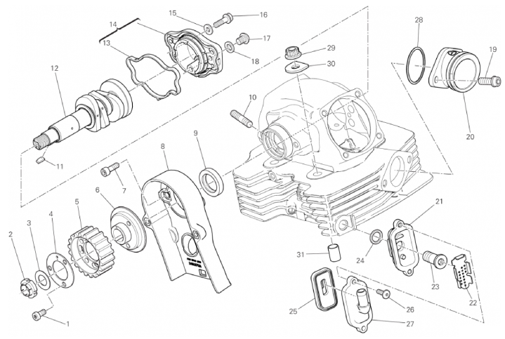 VERTICAL CYLINDER HEAD - TIMING 