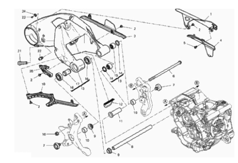 REAR SWINGING ARM 