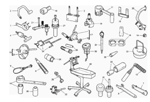 WORKSHOP SERVICE TOOLS (ENGINE) 