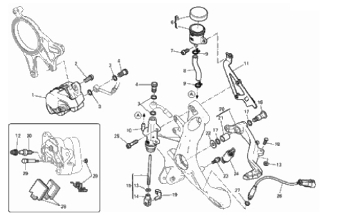 REAR BRAKE SYSTEM 