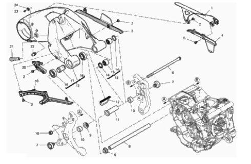 REAR SWINGING ARM 