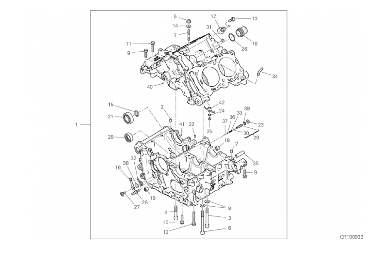 09A HALF-CRANKCASES PAIR (12/18)
