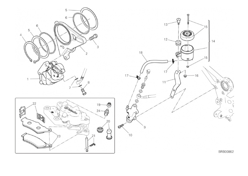 19D REAR BRAKE SYSTEM (9/39)
