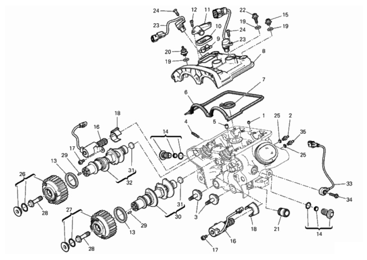 VERTICAL CYLINDER HEAD - TIMING 