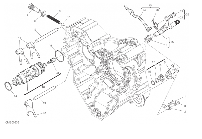 02A SHIFT CAM - FORK (1/18)