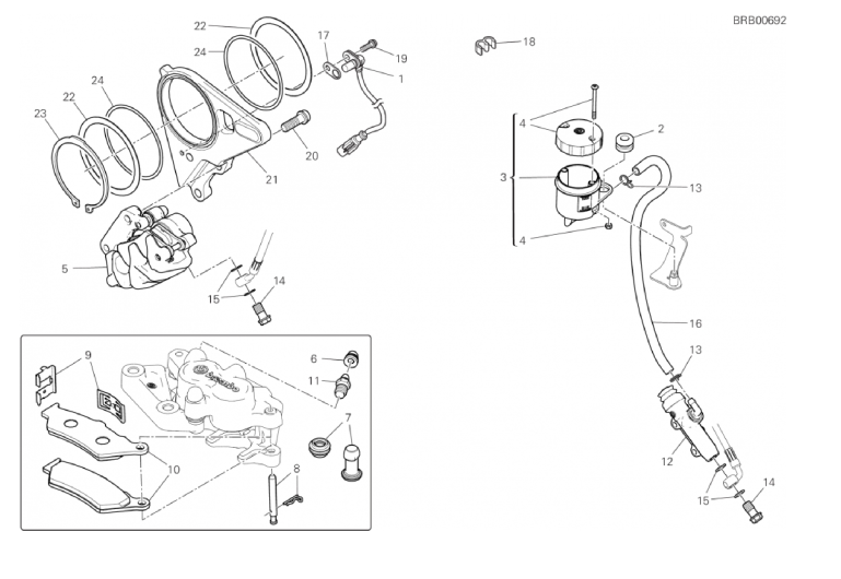 19D REAR BRAKE SYSTEM (9/44)