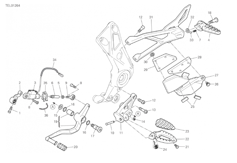 25A FOOTRESTS, LEFT (18/44)