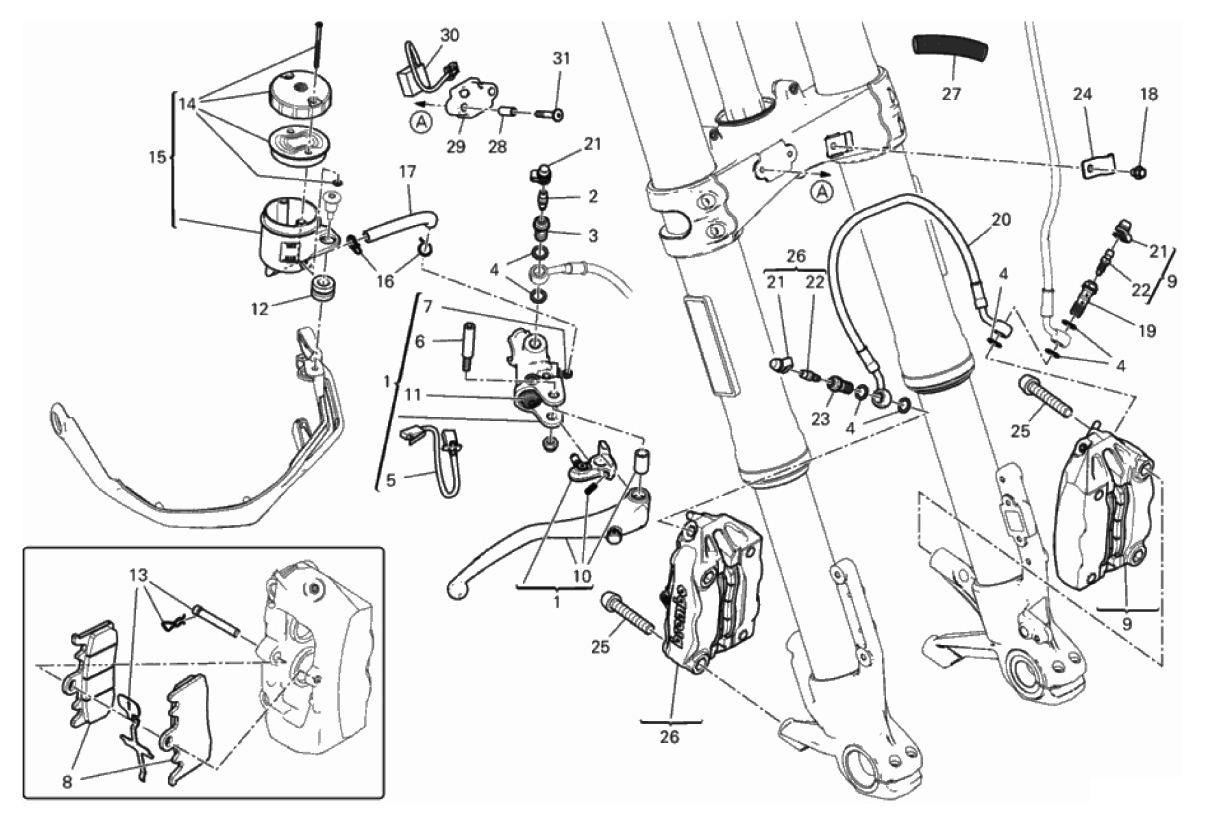 FRONT BRAKE SYSTEM 