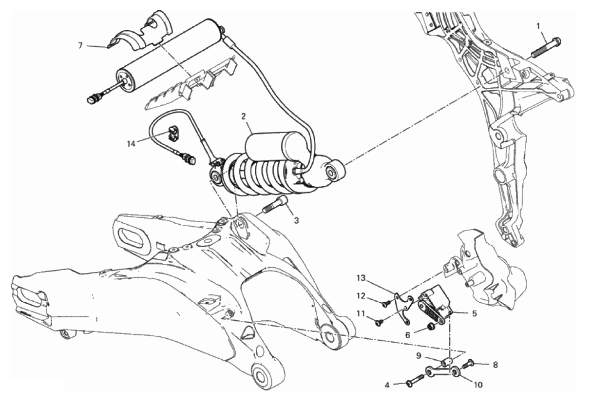 REAR SHOCK ABSORBER 