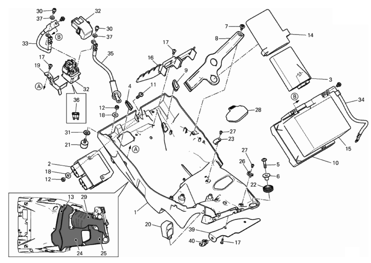 BATTERY HOLDER