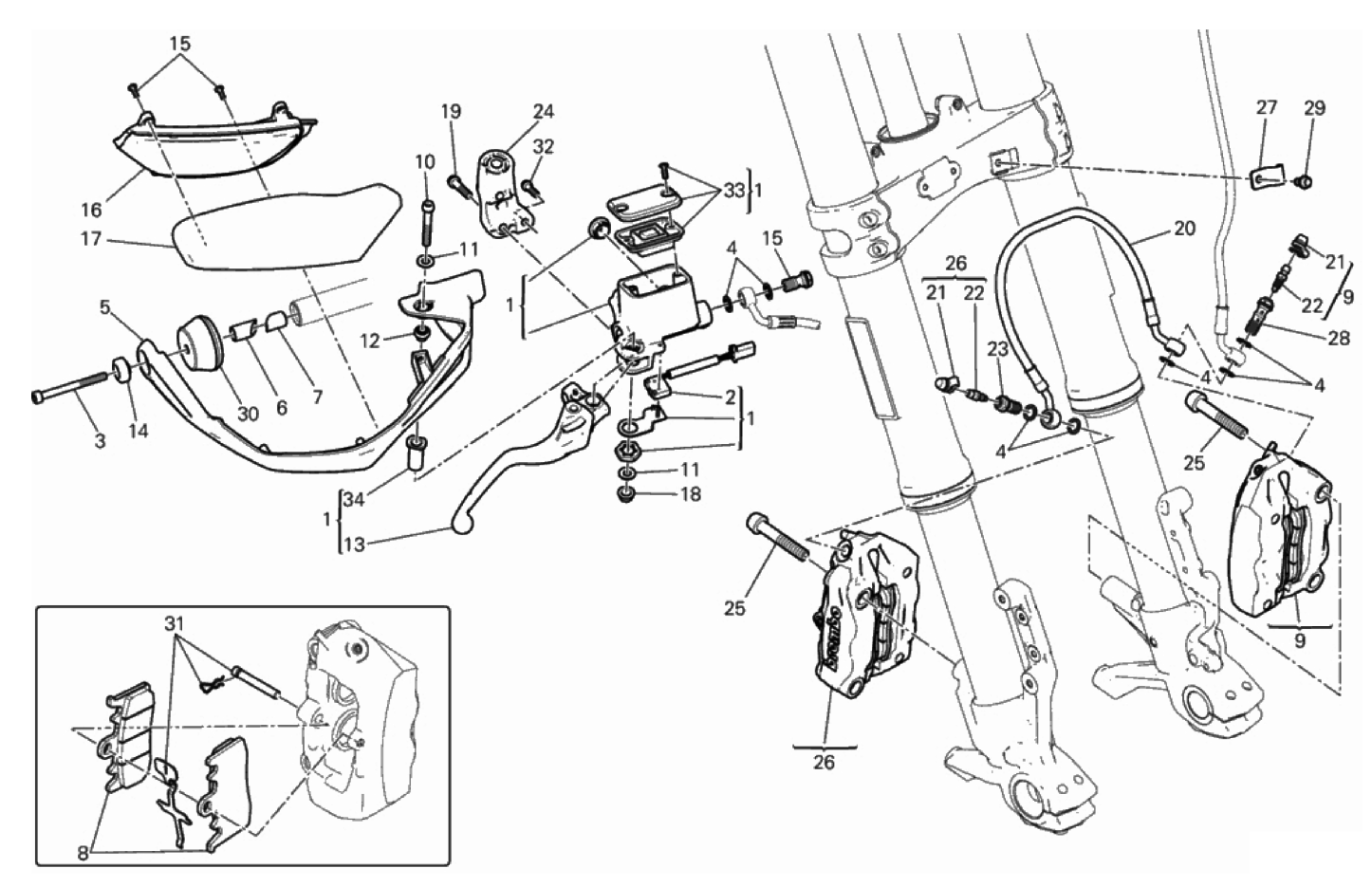 FRONT BRAKE SYSTEM