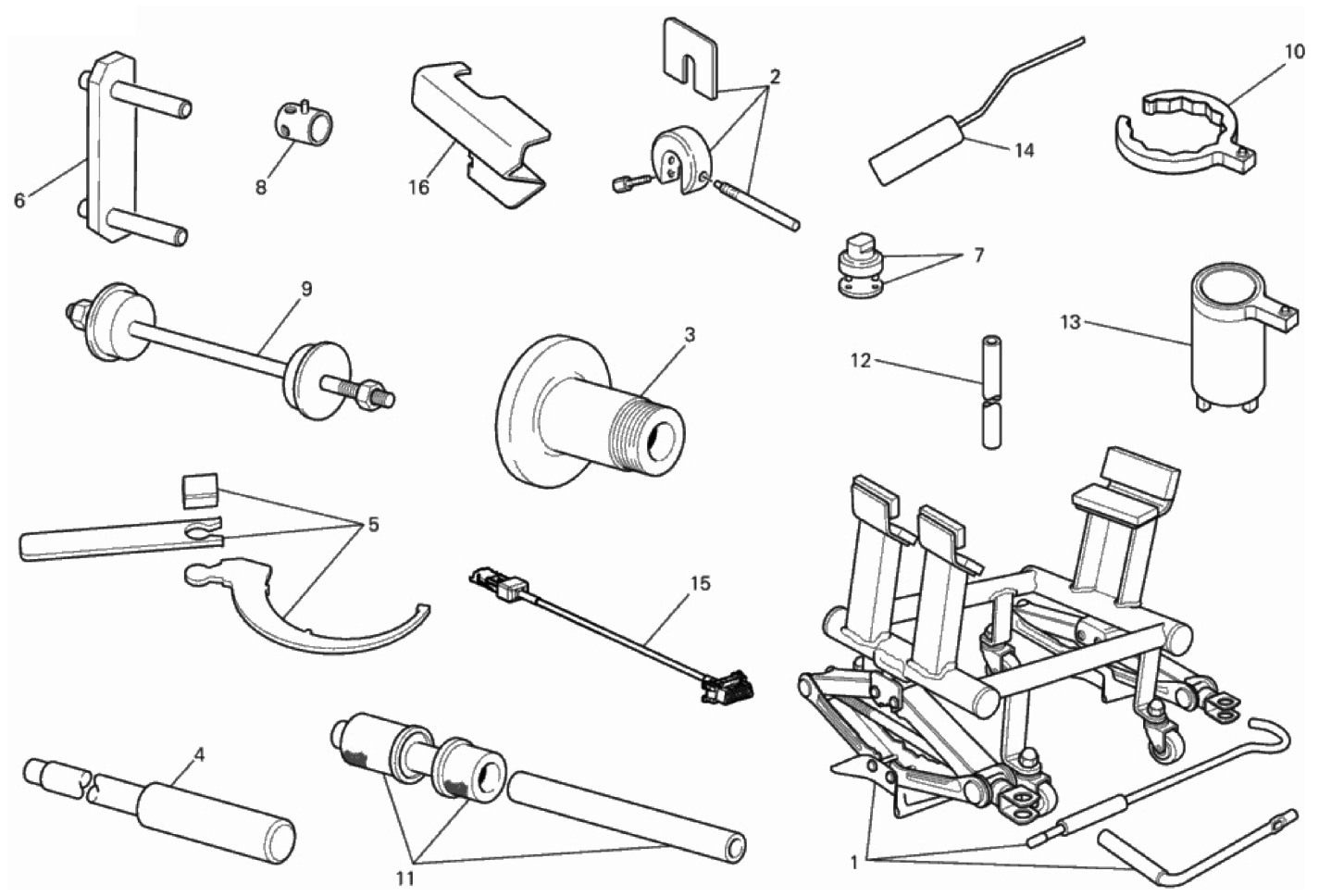 WORKSHOP SERVICE TOOLS