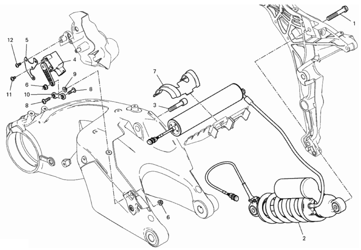 REAR SHOCK ABSORBER 