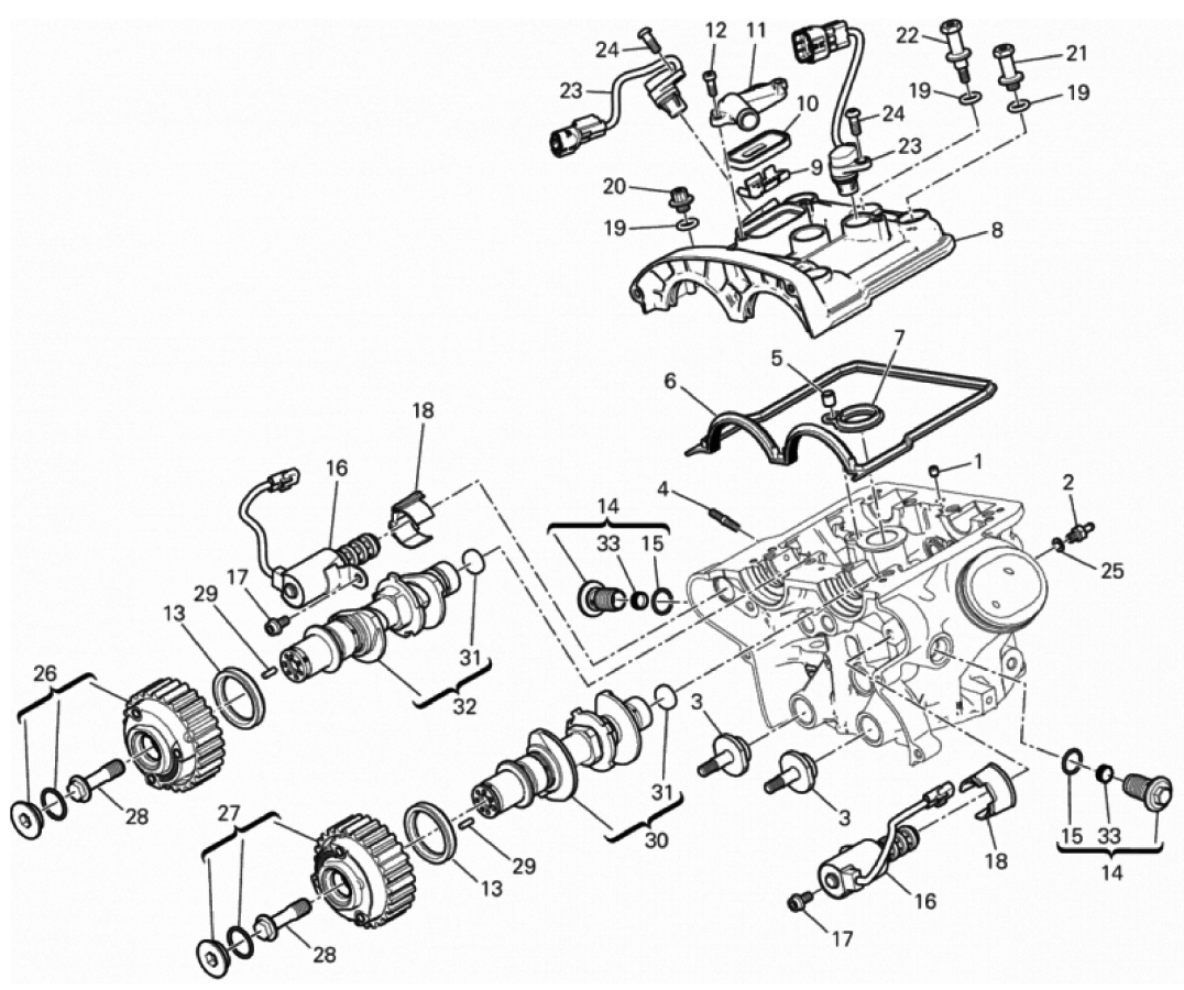 VERTICAL CYLINDER HEAD - TIMING 