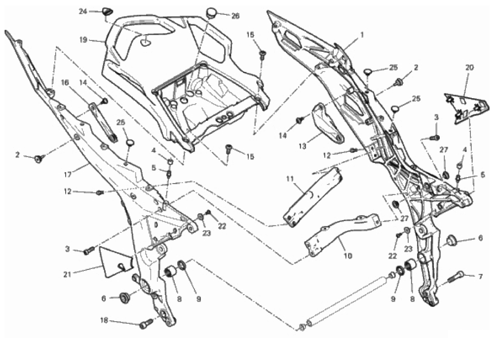 REAR FRAME COMP. 