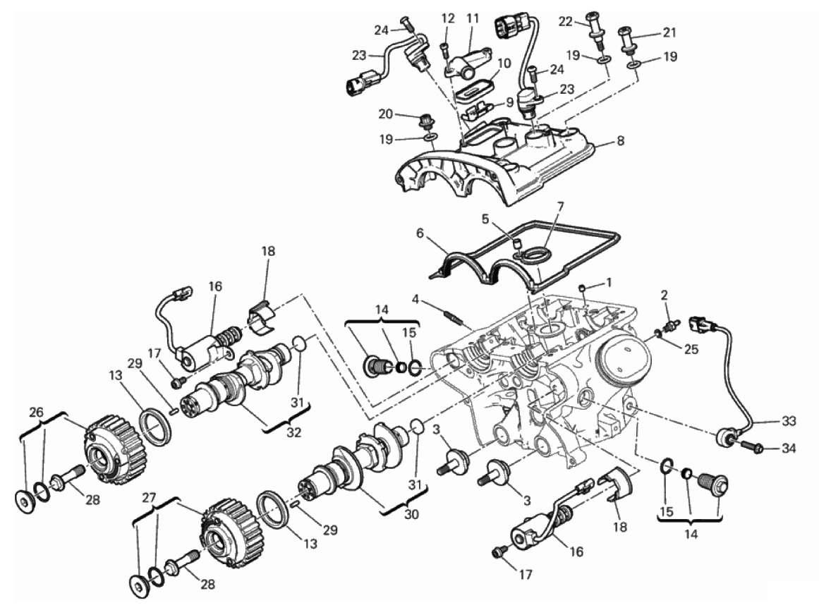 VERTICAL CYLINDER HEAD - TIMING 