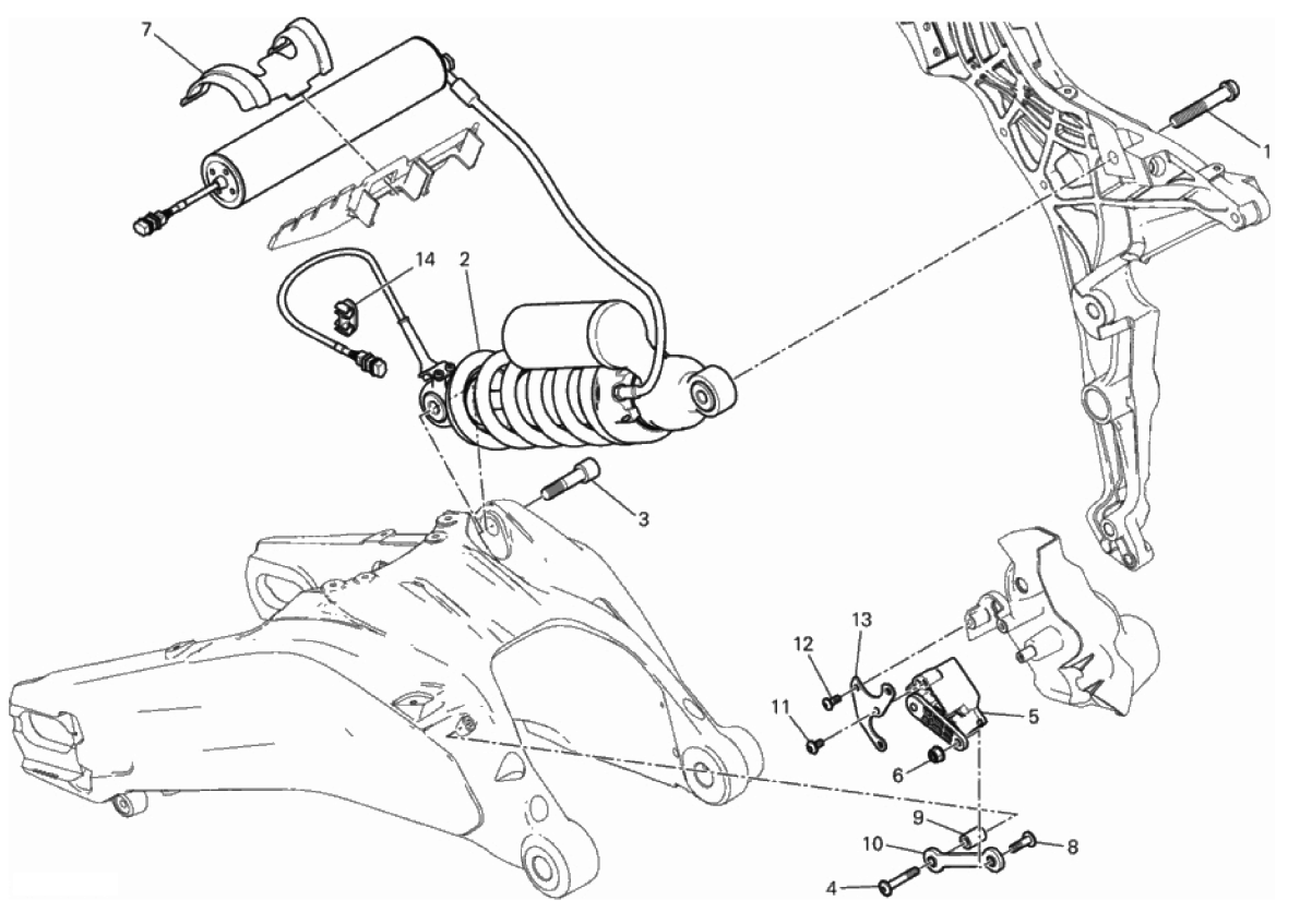 REAR SHOCK ABSORBER 