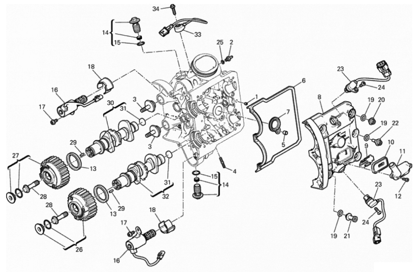 HORIZONTAL CYLINDER HEAD - TIMING