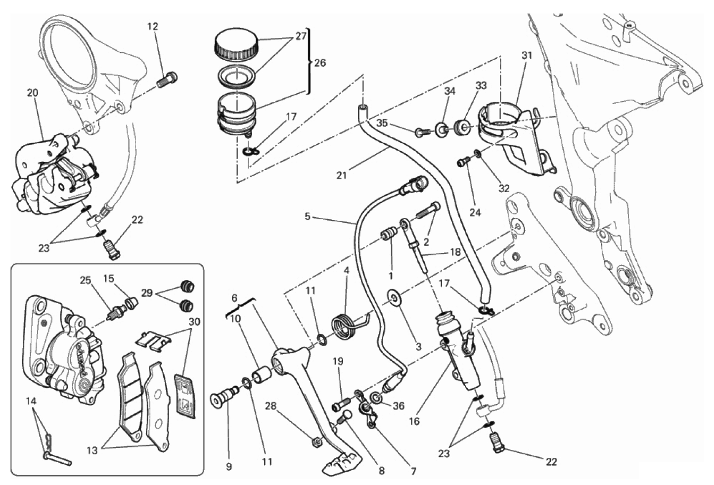 REAR BRAKING SYSTEM