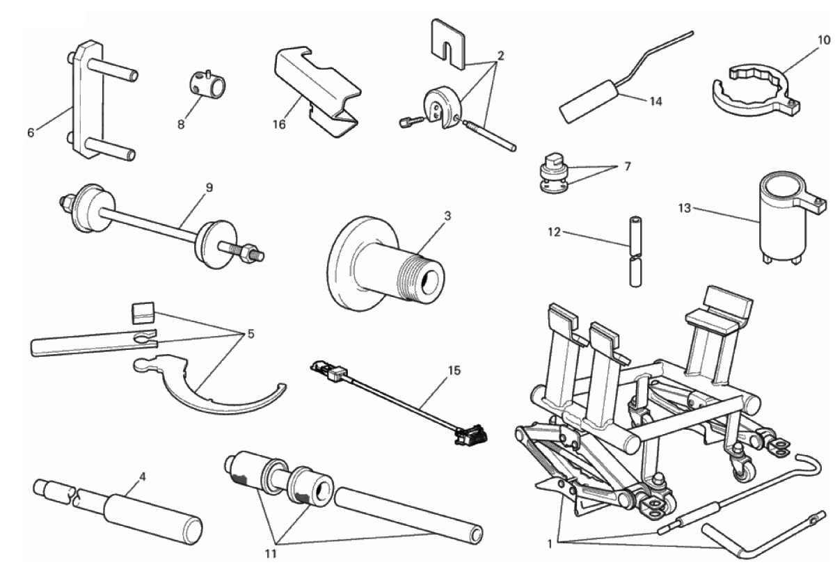 WORKSHOP SERVICE TOOLS 